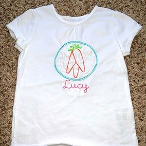 Lucy monogrammed shirt size 5T